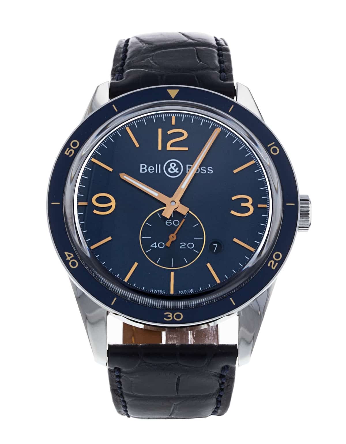 Bell and Ross Vintage 123 BRV123-BLU-ST/SCR